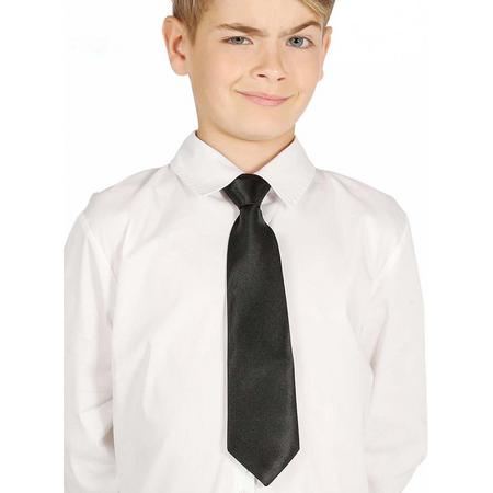 FIESTAS GUIRCA, S.L. - Zwarte stropdas voor kinderen 30 cm - Accessoires > Stropdassen, bretels, riemen